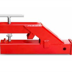 Clamp On Trailer Hitch Receiver Bucket Hitch Compatible with Tractor 2" Ball Mount Adapter and Deere Bobcat Bucket