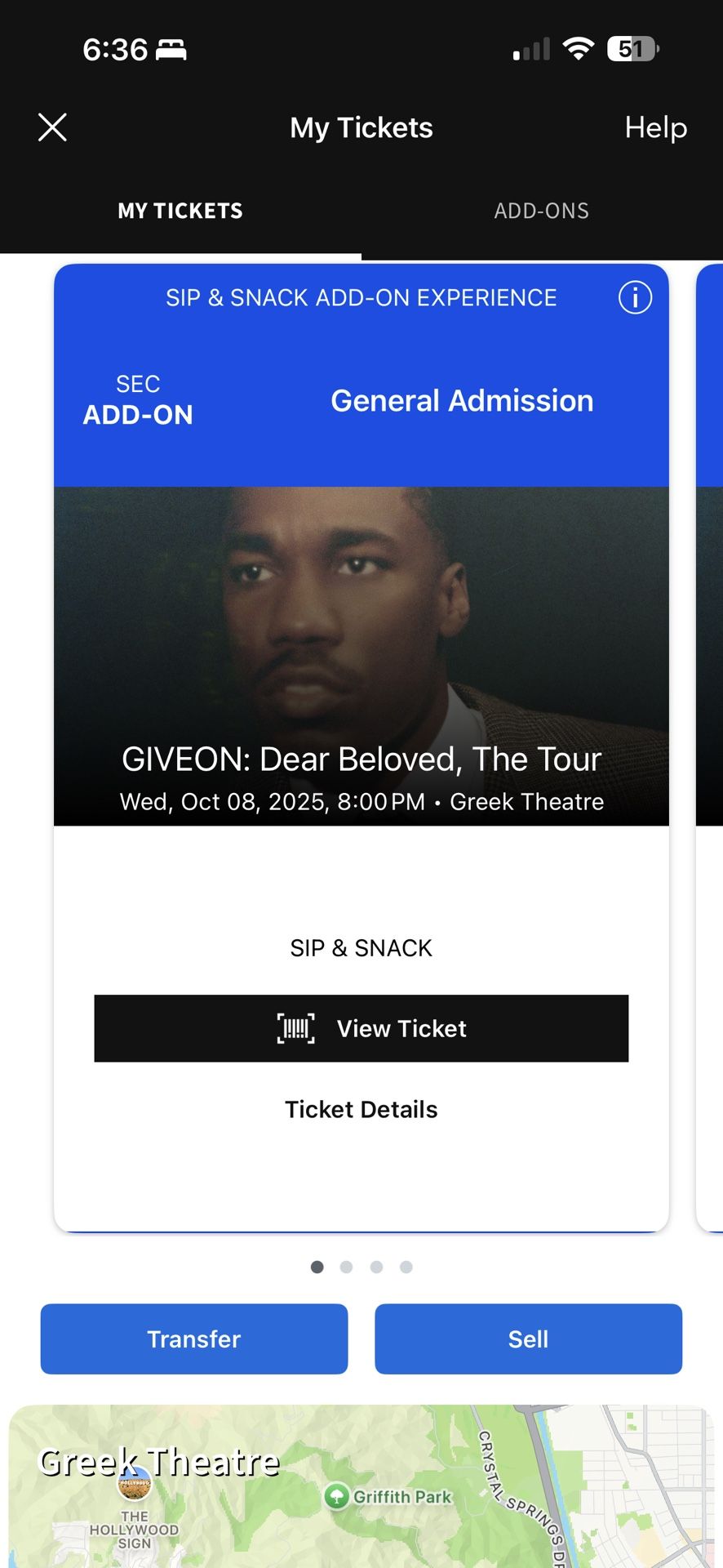 Giveon: Sip And Snack Add On