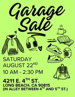 Garage Sale Today 8/22!