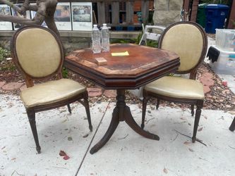 Table and 2 chairs