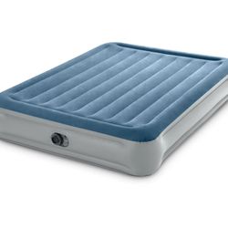 Intex 15" Queen Essential Rest Dura-Beam Airbed Mattress with Built in Pump New No Box