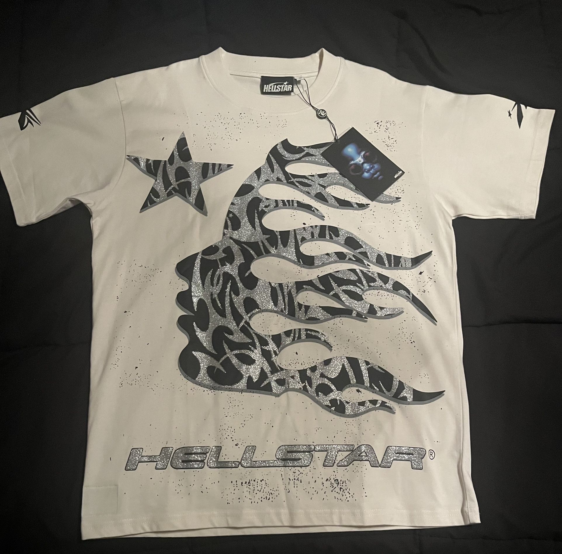 Hellstar Glitter P2P T-shirt Black