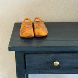 Orange Nike Slip On Kids Shoes 12c 