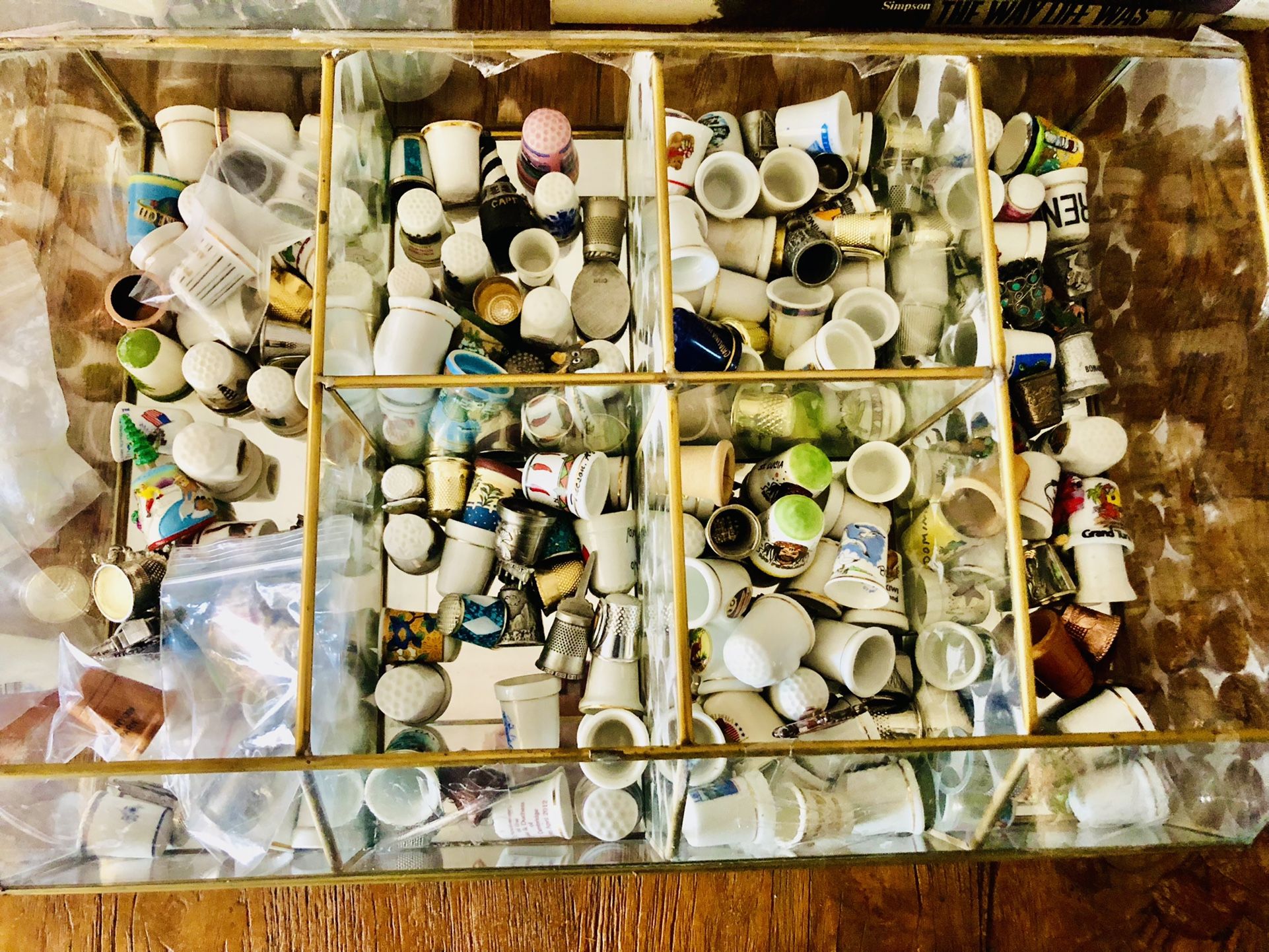 Vintage Collection Dozens Of Sewing Thimbles