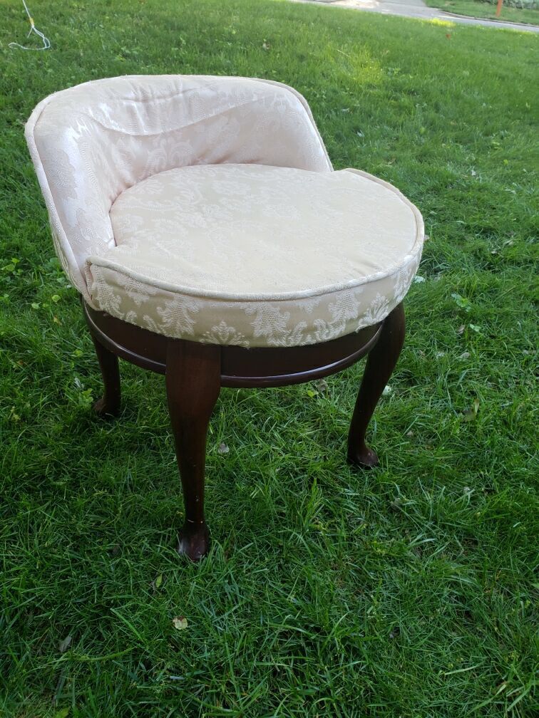 Swivel antique chair