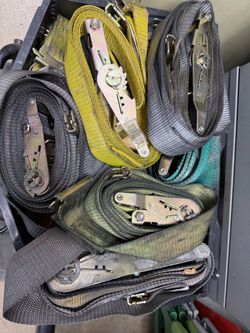 Truck  Lot of Ratchet Tie-Down Straps