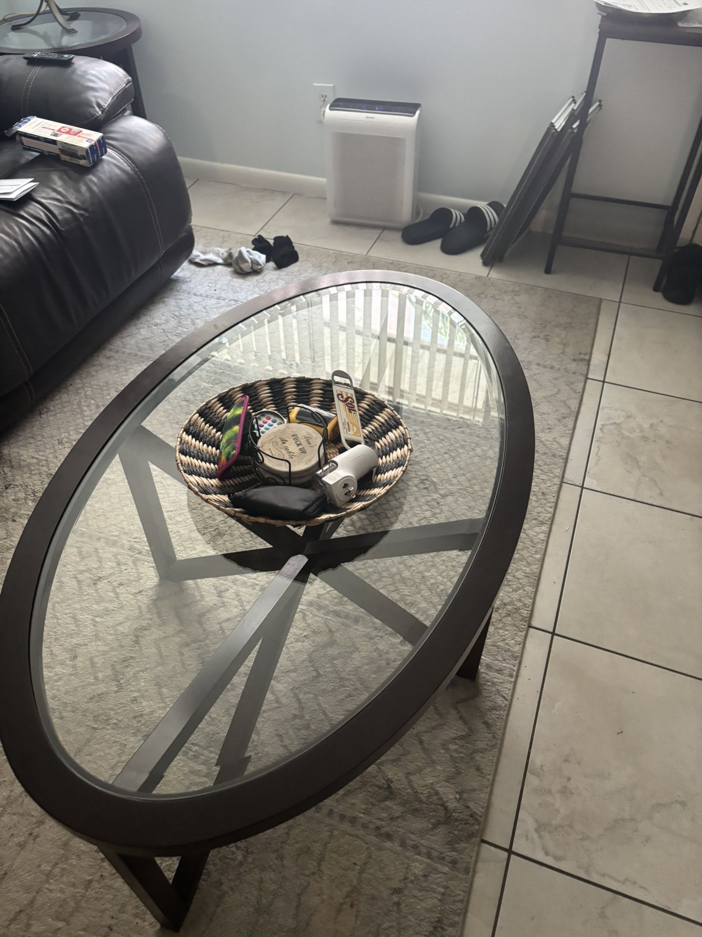 Coffee Table & 2 End Tables