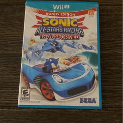 Nintendo Wii U Sonic All Star Racing