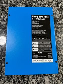 Lutron Energi Savr Node 0-10V Softswitch Control Module 120-277V 15A QSN-4T16-S