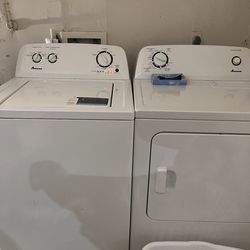 Amana washer and dryer set