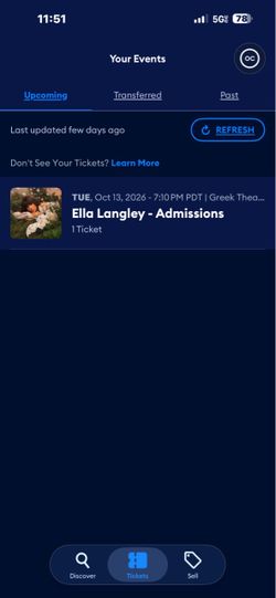 Ella Langley PIT ticket
