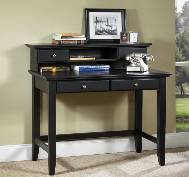 Ebony desk’s with drawers and hutch’s and corner piece