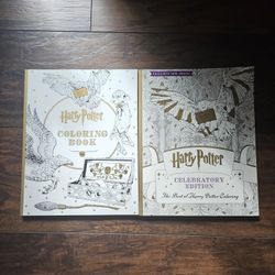 HARRY POTTER CELEBRATORY 2016 EDITION & COLORING BOOK 2015 EDITION NEW $20.00 FOR BOTH BOOKS!