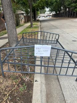 Queen Bed Frame for Free - Pickup Only