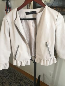 Zara vegan Leather Jacker