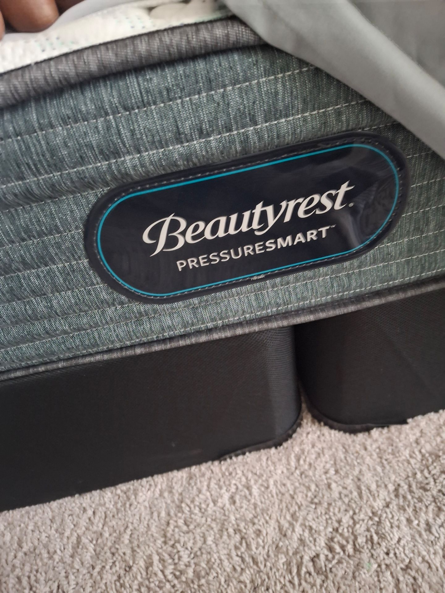 King size beauty rest mattress and box springs