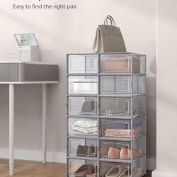 Pack of 12 Shoe Storage Organizers