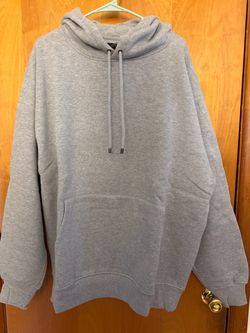 Plain grey hoodie