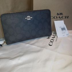 Brown/Black Coach Wallet