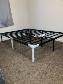 Allewie Full Size Bed frame 14’ metal with Storage Space