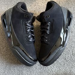Jordan 3 Black Cat Size 11 And 12