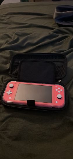 Nintendo Switch Lite-Coral w/ Cases