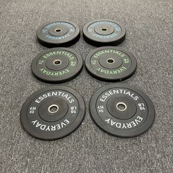 Olympic Bumper Plate Set 45/25/10  (BRAND NEW IN BOXES)  