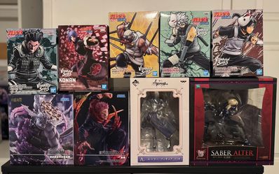 Jujutsu Kaisen, Naruto, Fate Figures