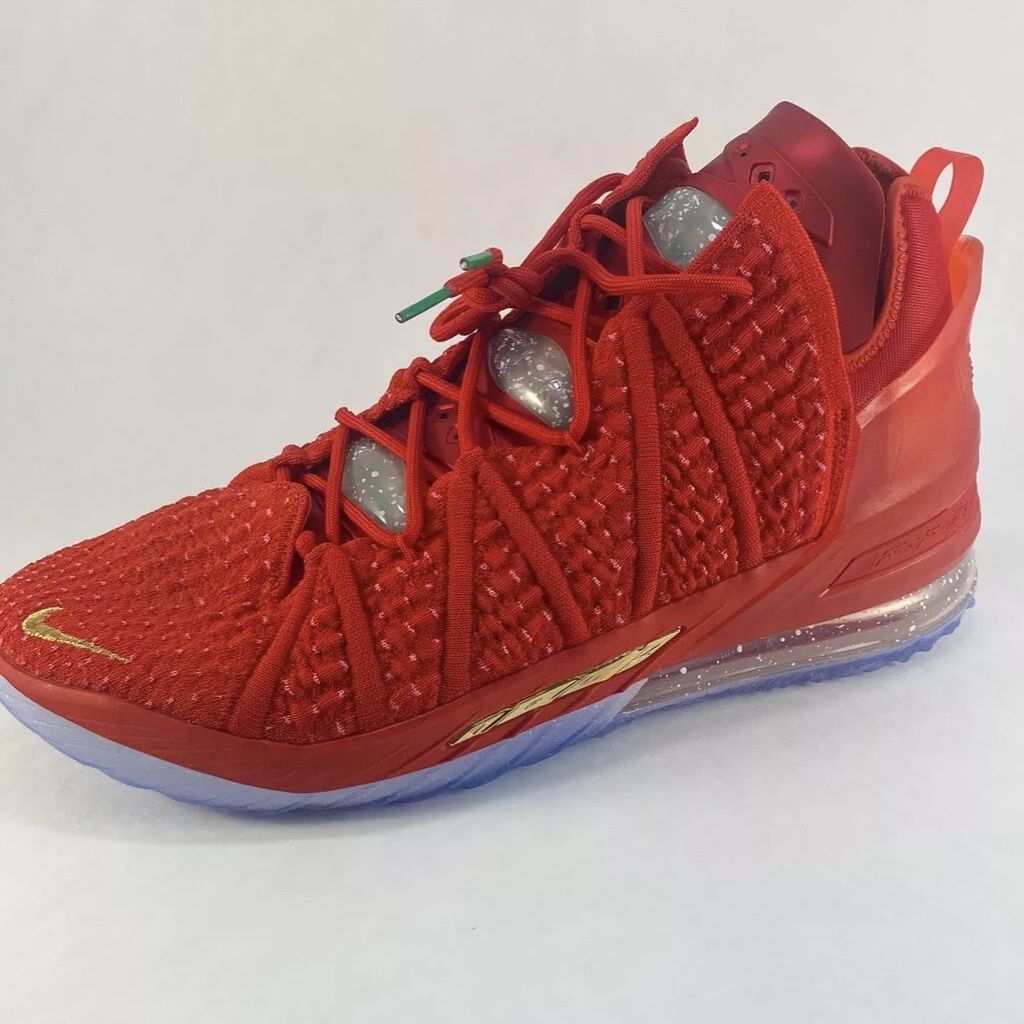 Nike Lebron 18 Xmas Christmas In LA Size 14 NIB Never Worn