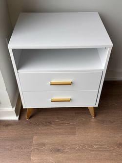 White side table