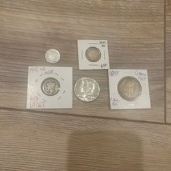 Key Date Mercs, Nice Silver Coinage 