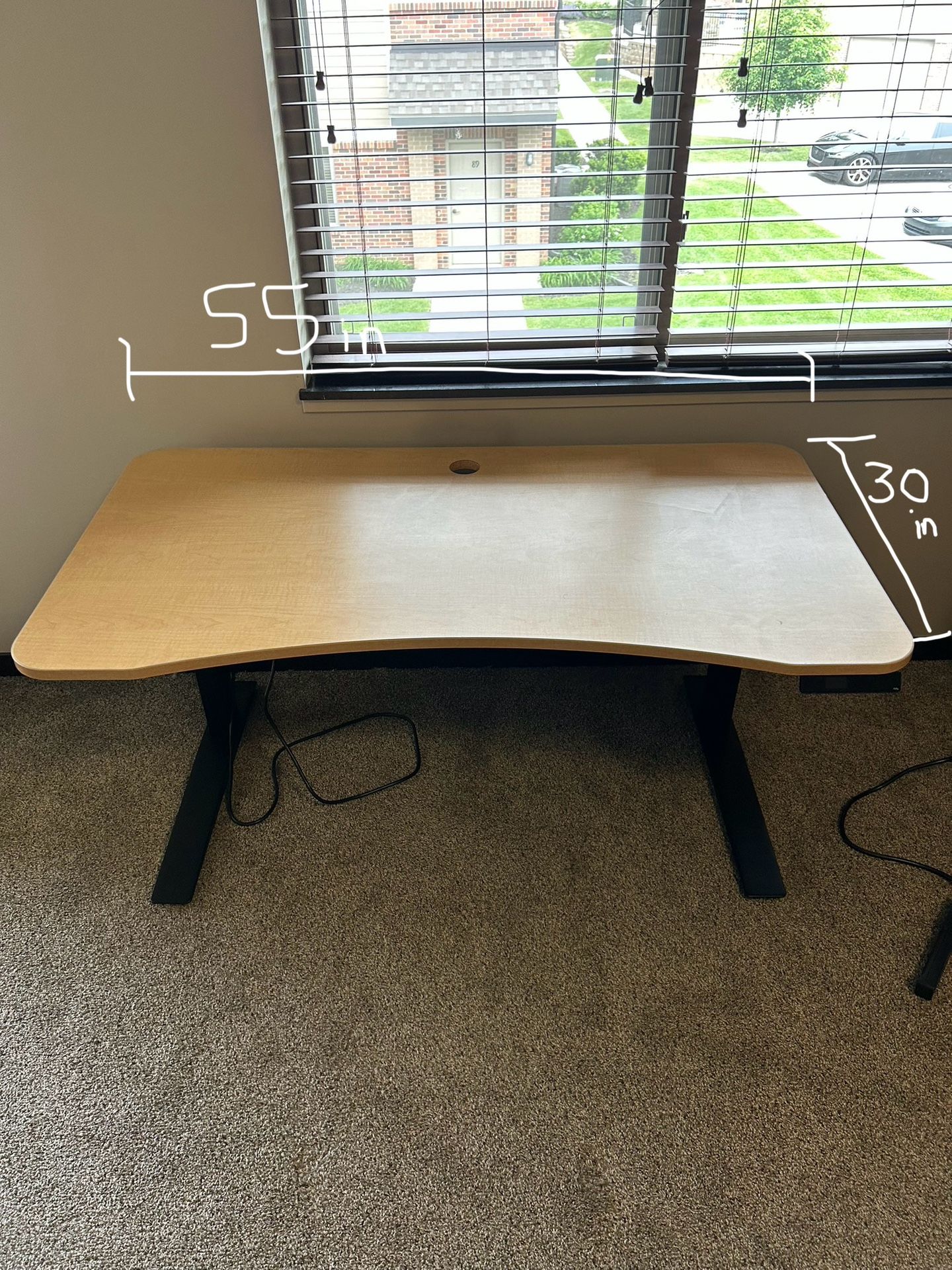 “Fully” adjustable standing desk