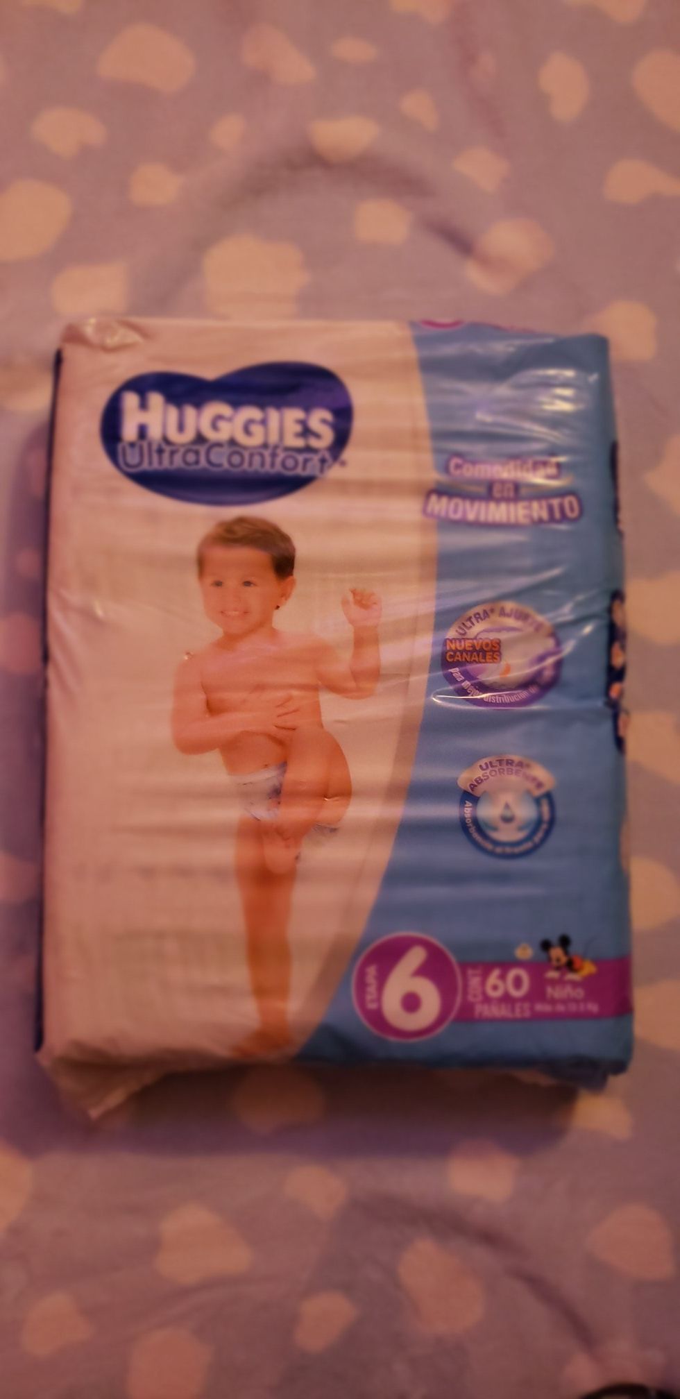 Huggies Ultra Confort Diapers (Size 6) 60 Count