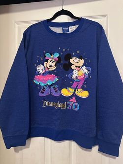 Beautiful  XL Disneyland Resort 70th Anniversary Sweatshirt