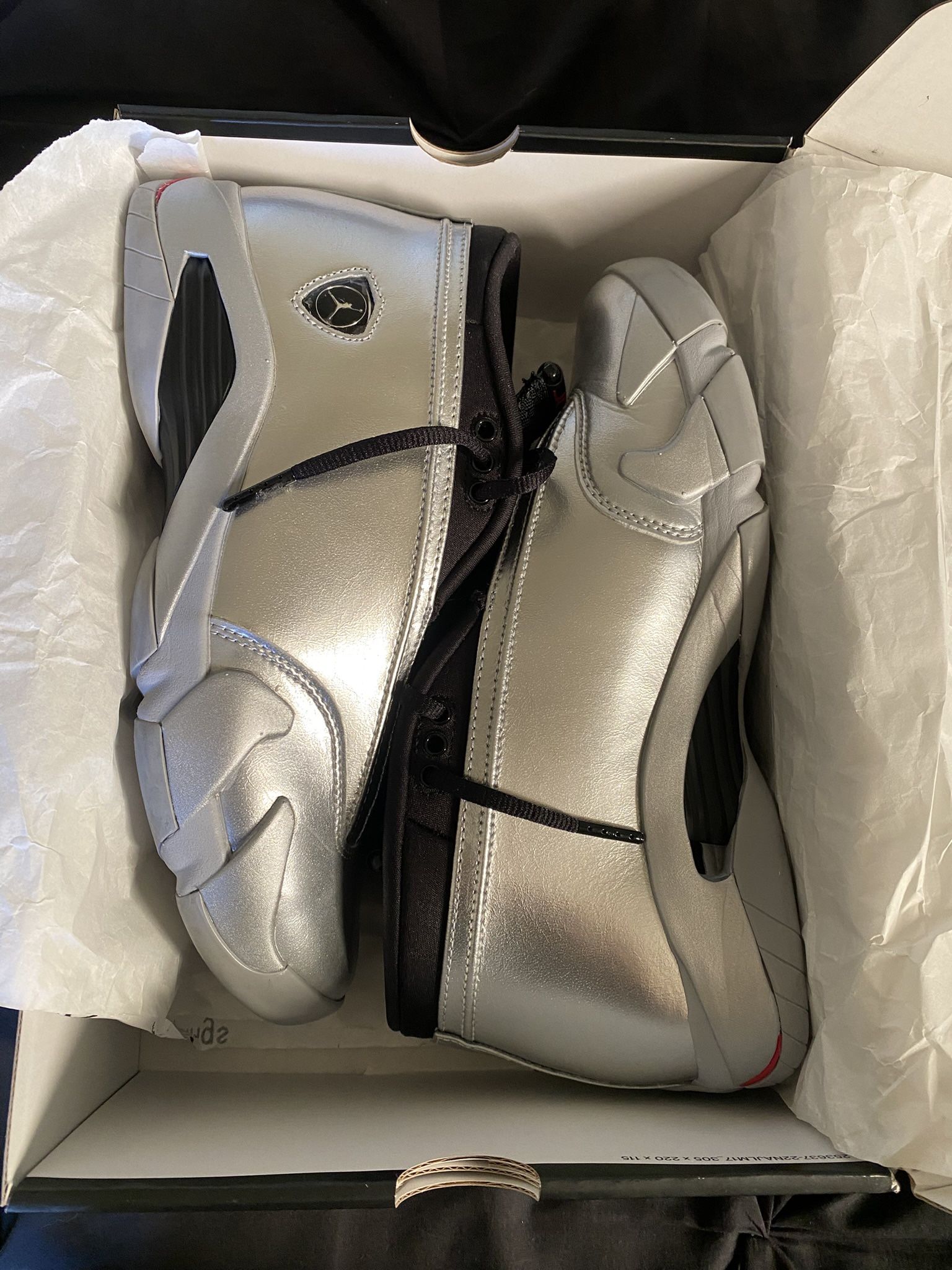AIR JORDAN 14 RETRO LOW 'Metallic Silver'