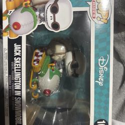Jack skellington in snowmobile funko pop