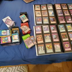 Yugioh Lot, Folders, Sleeves, Deck Boxes