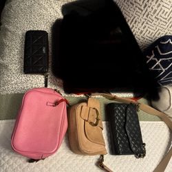 Lot Of Handbags And One Wallet