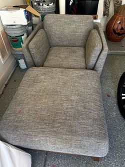 Armchair and Ottoman