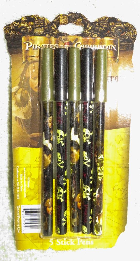 Disney Pirates Of The Caribbean Ballpoint Pens