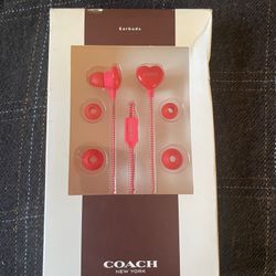Coach Earbuds 