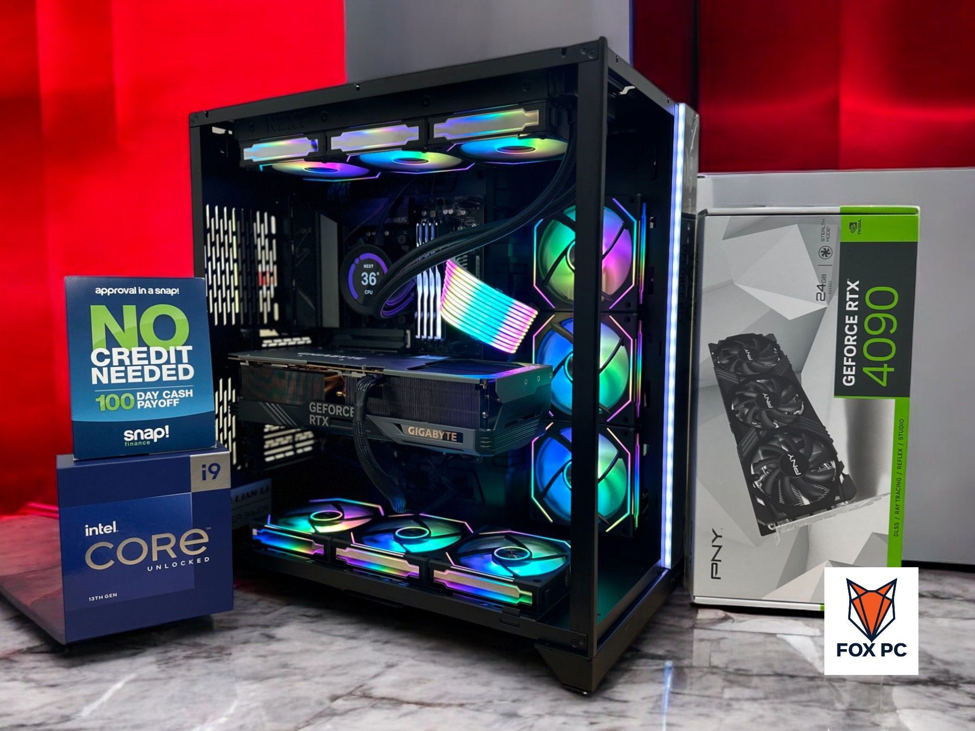 🦊 FOX 110 🦊 SUPER HIGH END GAMING AND WORKS FOX PC | DESKTOP | COMPUTER | RIG | INTEL ULTRA 9-285K | RTX 5090 | 64 GB DDR5 RAM | 2 TB SSD | WIN 11