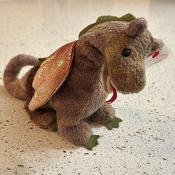 Vintage 1998 Ty Beanie Babies Scorch the Dragon