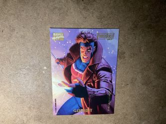 Rare 1994 Gambit Marvel Masterpieces Powerblast Metallic Foil Card By Fleer