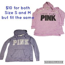 VS PINK Hoodies Sizes Small & Medium 