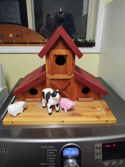 Bird House Farm Solid Wood Heavy