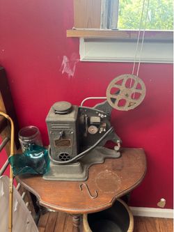 Antique film projector