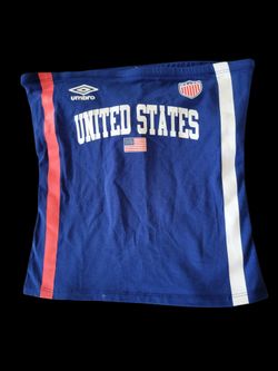 United States Soccer Blue Strapless Top
