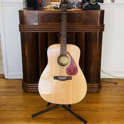 Classical Guitar By Yamaha With Guitar Stand