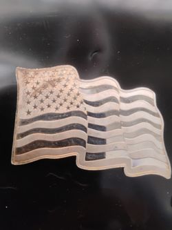 American Flag One Troy Ounce .999 Fine Silver  Sunshine Mintinting Inc.
